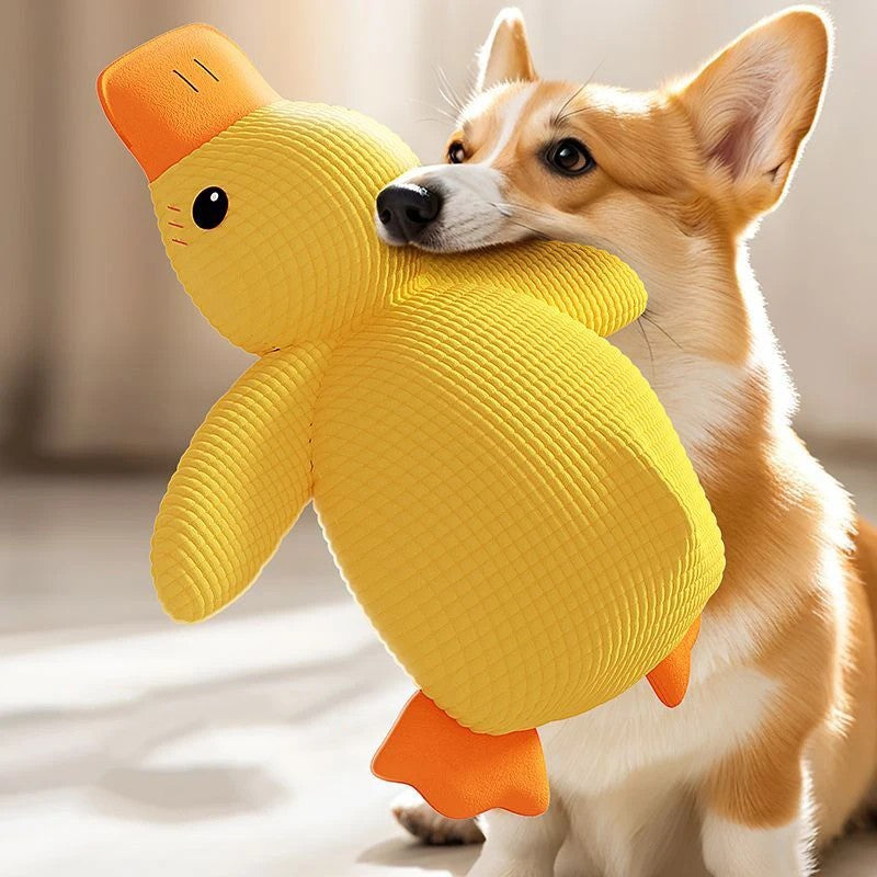 Smart Plush Duck Toy™ – Interactive Fun for Happy Dogs!
