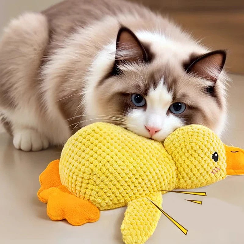 Smart Plush Duck Toy™ – Interactive Fun for Happy Dogs!