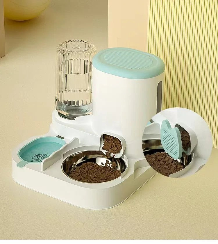 Smart Pet Feeder™ – Automatic Food & Water Dispenser for Cats and Dogs