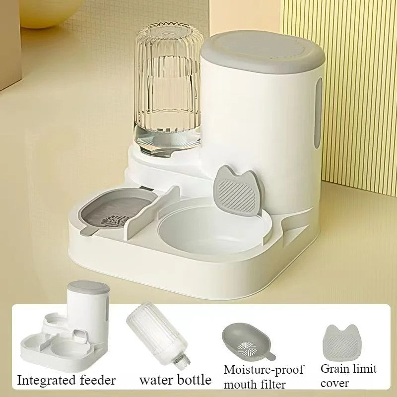 Smart Pet Feeder™ – Automatic Food & Water Dispenser for Cats and Dogs