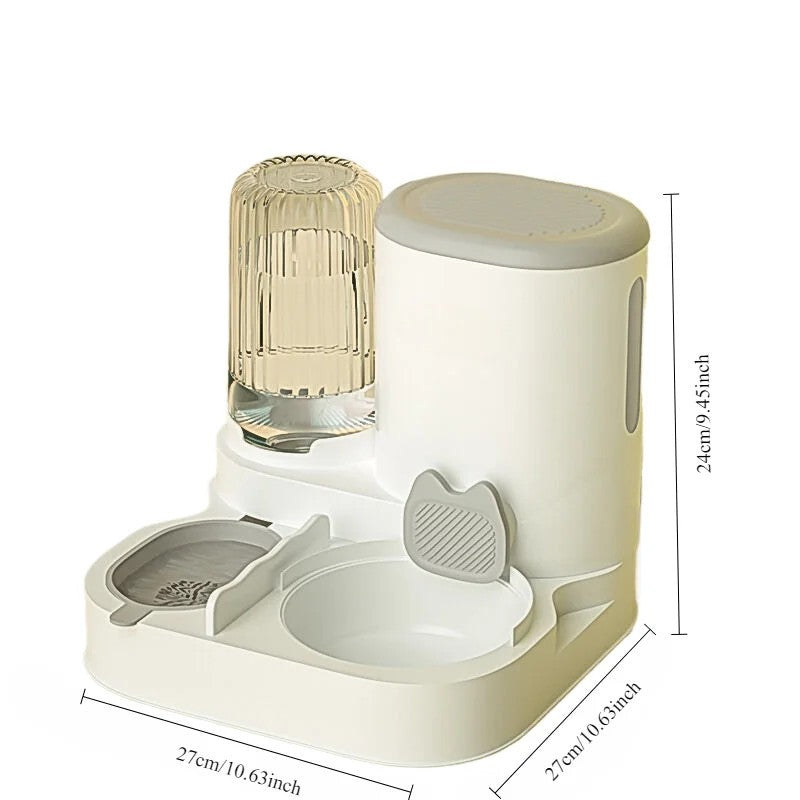 Smart Pet Feeder™ – Automatic Food & Water Dispenser for Cats and Dogs