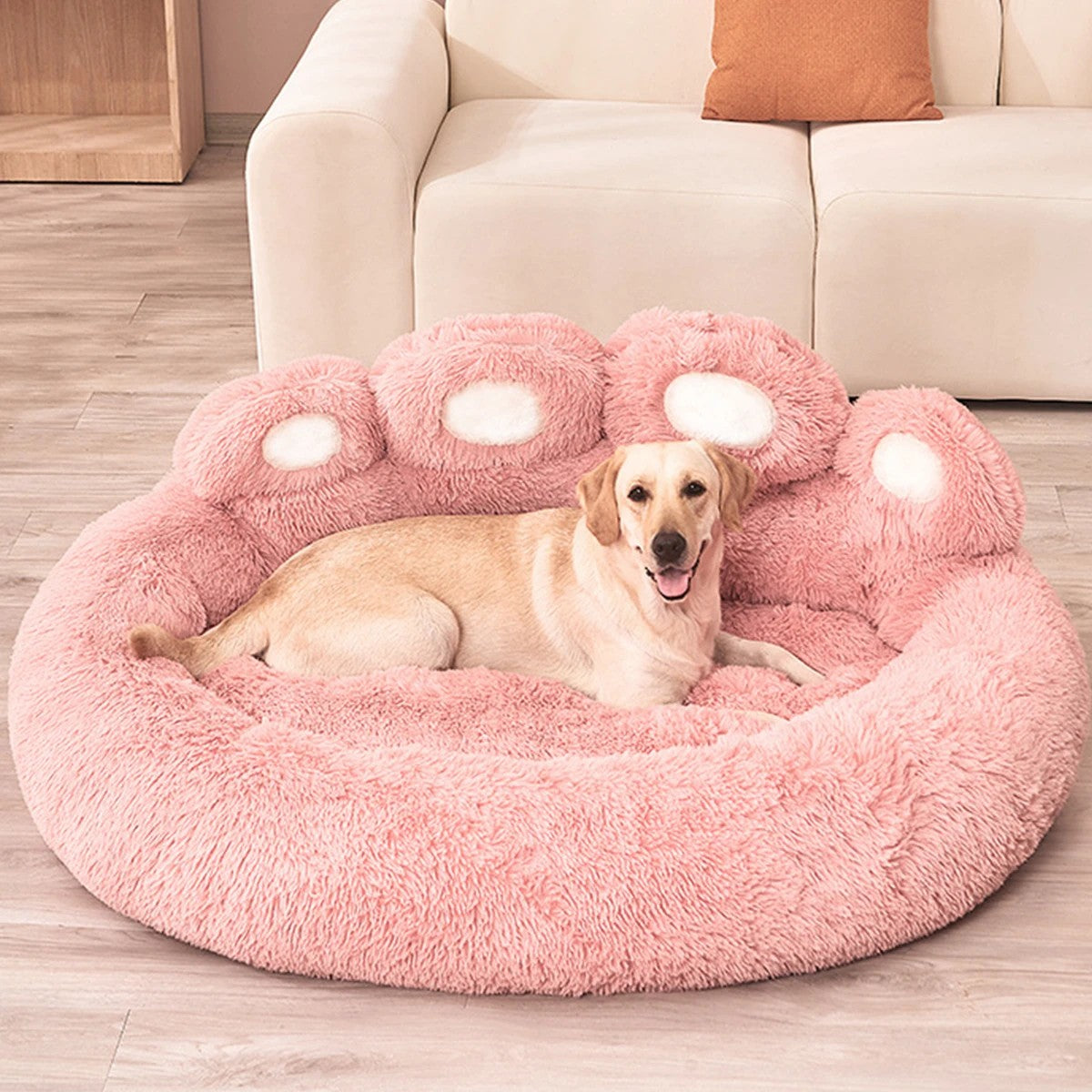 Cozy Paw Bed™ – Fluffy Comfort for Dogs & Cats