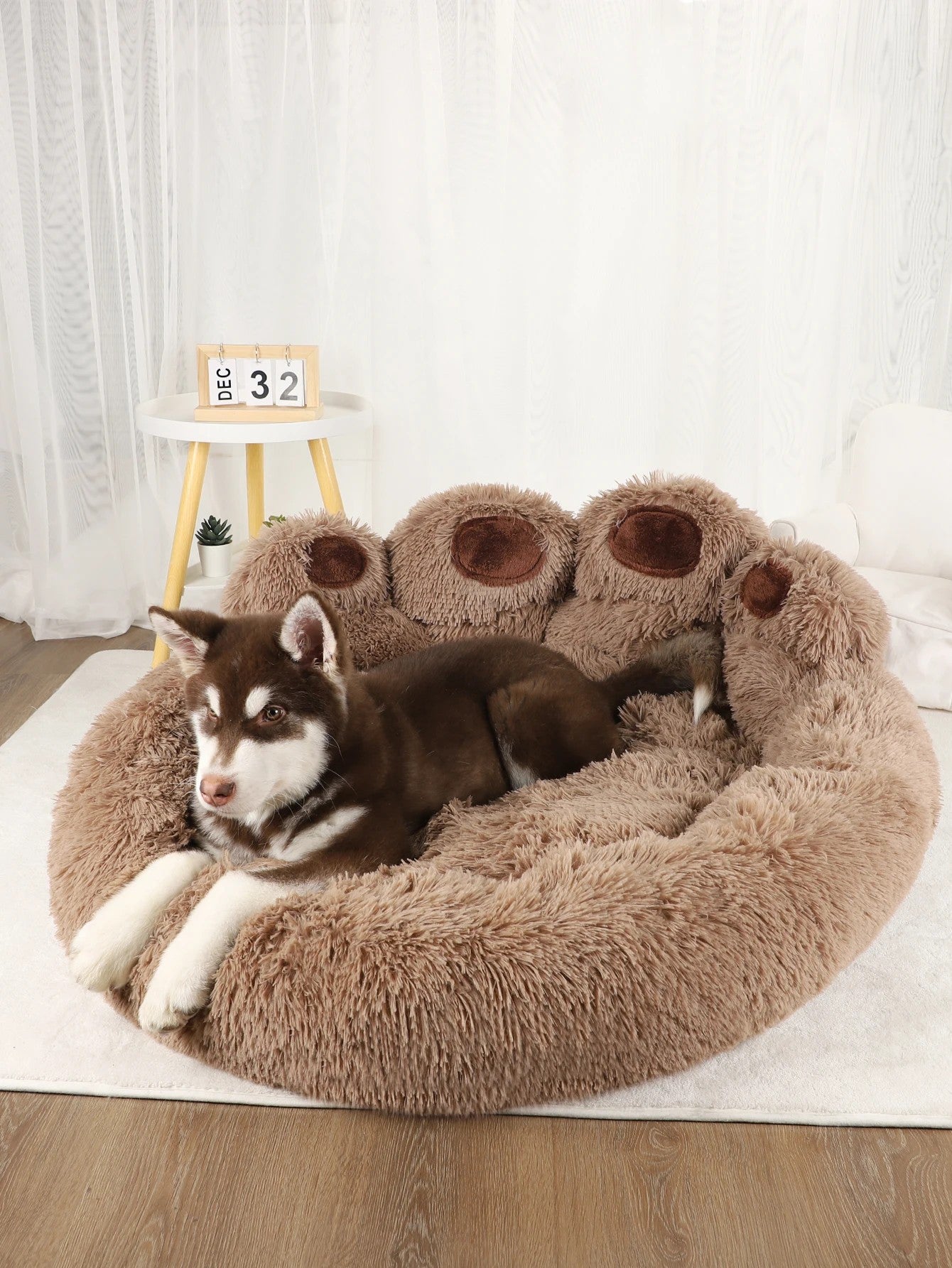 Cozy Paw Bed™ – Fluffy Comfort for Dogs & Cats