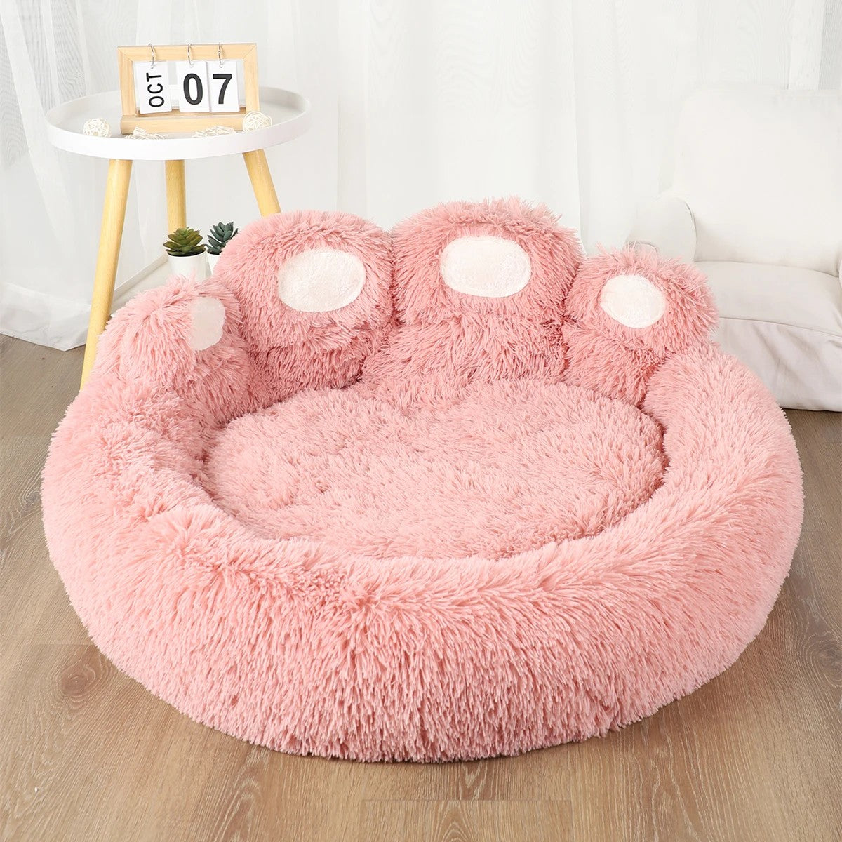 Cozy Paw Bed™ – Fluffy Comfort for Dogs & Cats