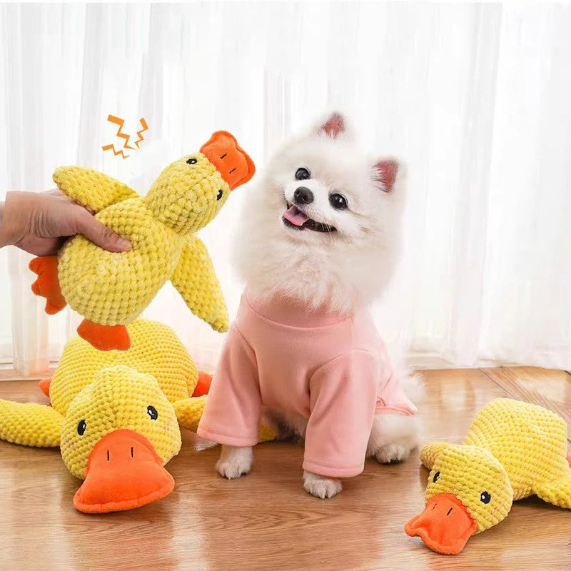 Smart Plush Duck Toy™ – Interactive Fun for Happy Dogs!