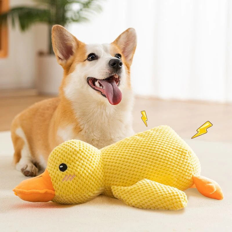Smart Plush Duck Toy™ – Interactive Fun for Happy Dogs!