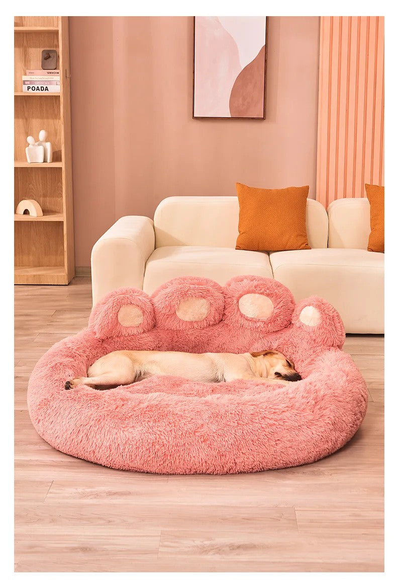 Cozy Paw Bed™ – Fluffy Comfort for Dogs & Cats