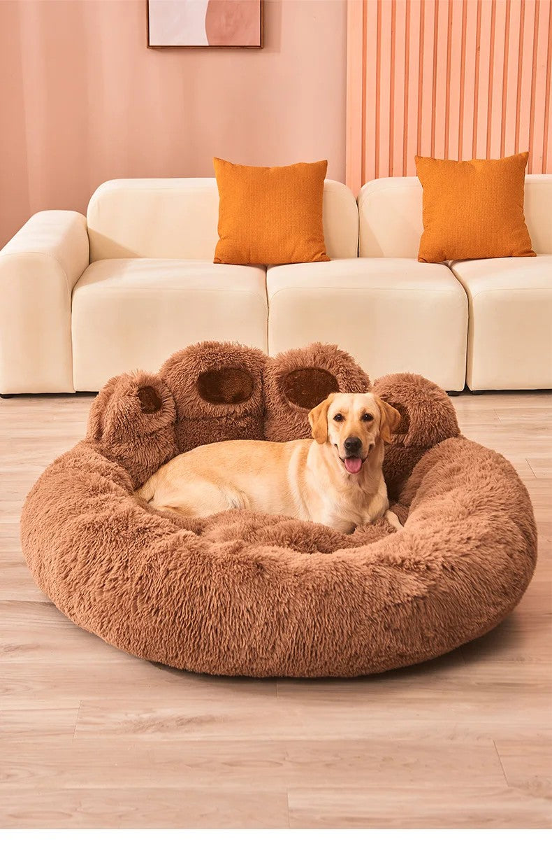 Cozy Paw Bed™ – Fluffy Comfort for Dogs & Cats