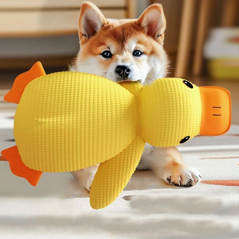 Smart Plush Duck Toy™ – Interactive Fun for Happy Dogs!