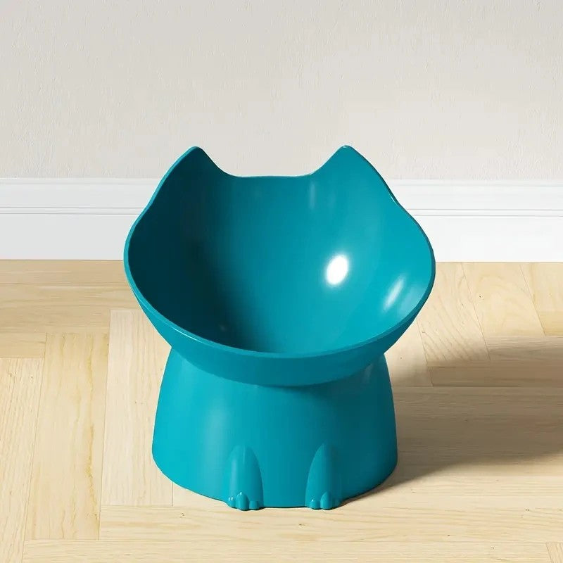 Smart Cat Bowl™ – Elevated & Anti-Tip Design for Healthy Eating!
