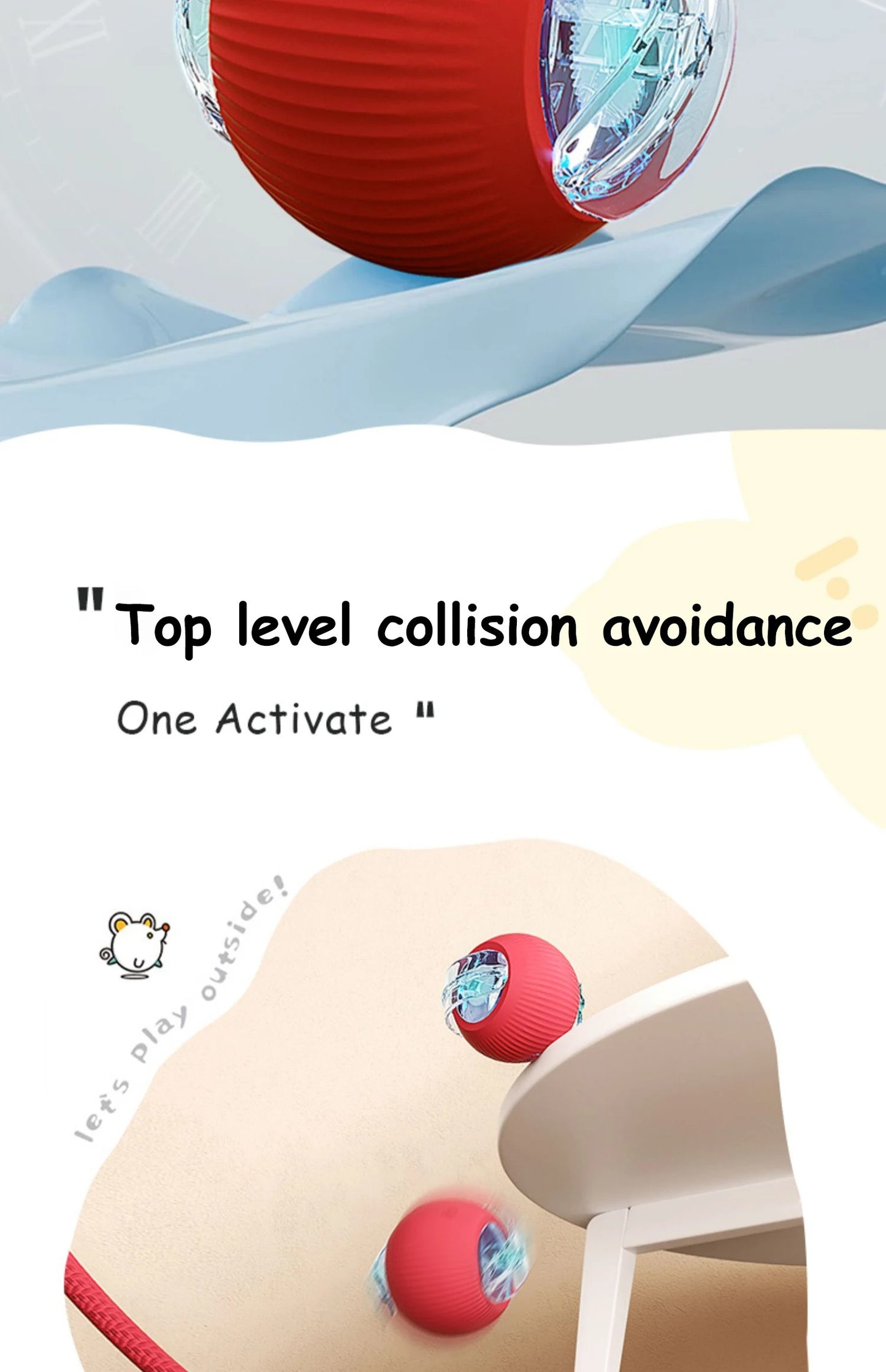 ChaseTail™ Interactive Cat Ball – Smart Moving Toy for Endless Fun