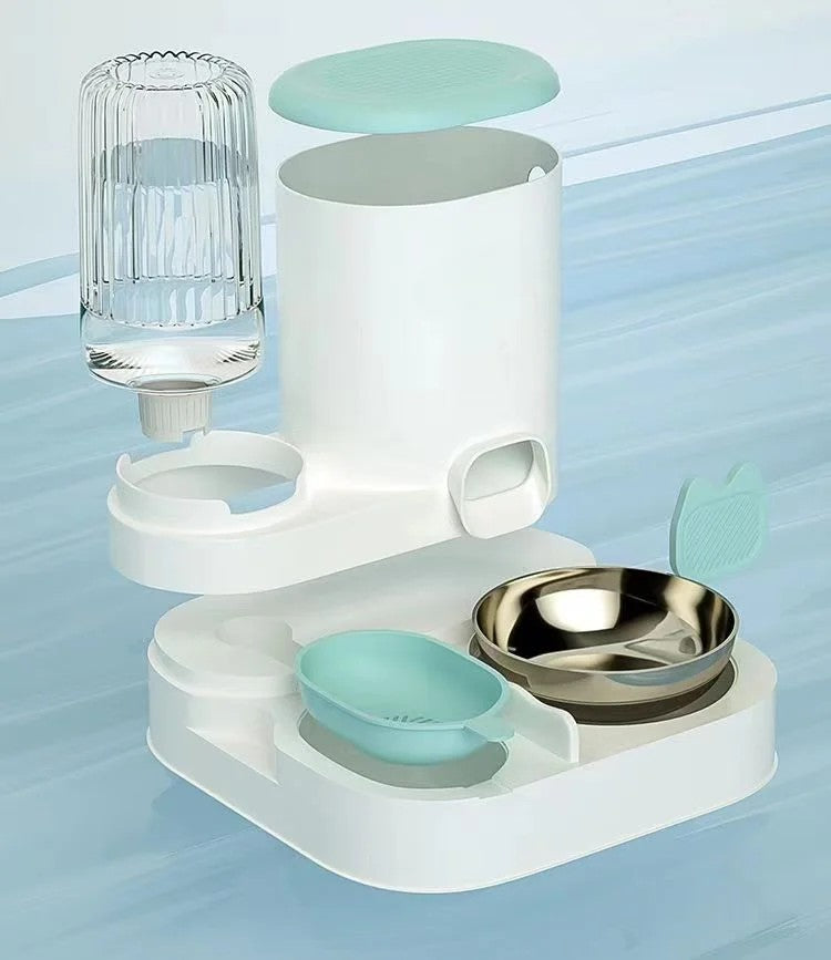 Smart Pet Feeder™ – Automatic Food & Water Dispenser for Cats and Dogs