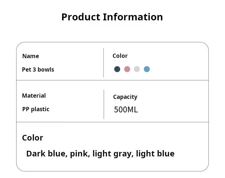 PawBowl™ 3-in-1 Cat & Dog Feeding Station