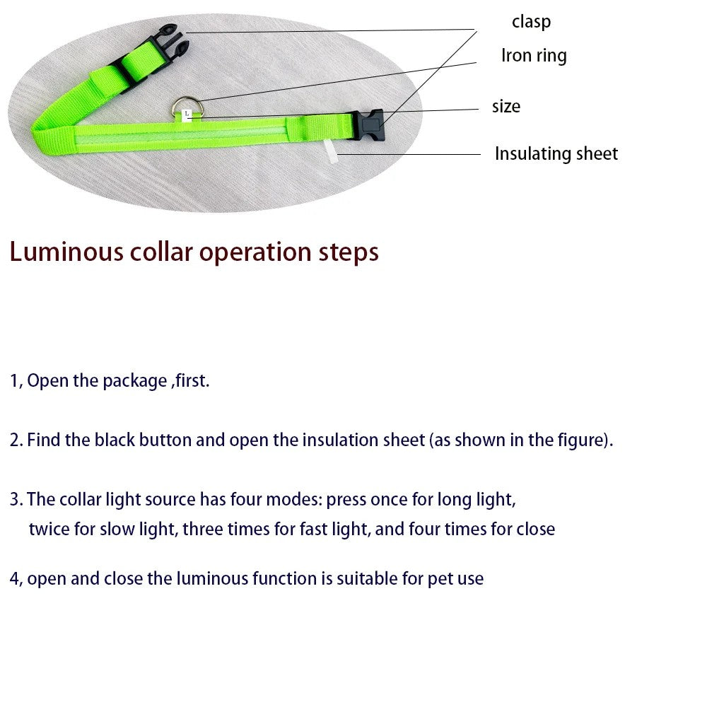 GlowPup™ LED Night Safety Collar