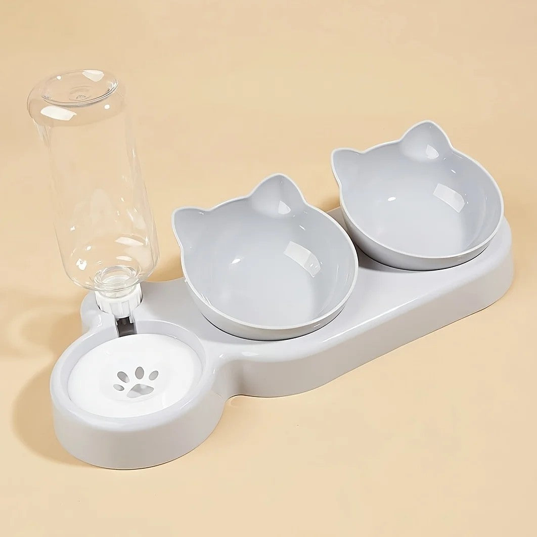 PawBowl™ 3-in-1 Cat & Dog Feeding Station