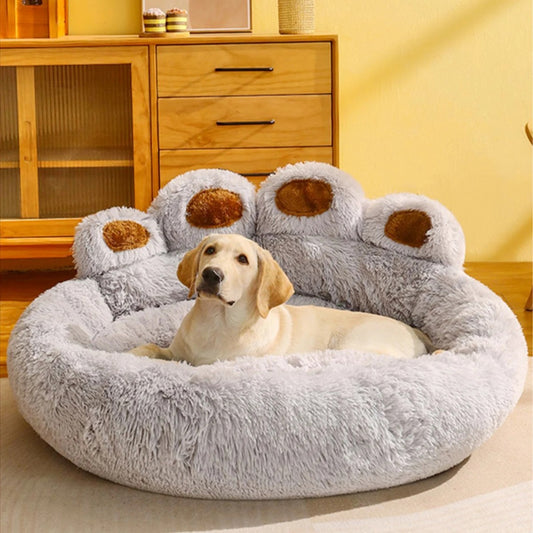 Cozy Paw Bed™ – Fluffy Comfort for Dogs & Cats