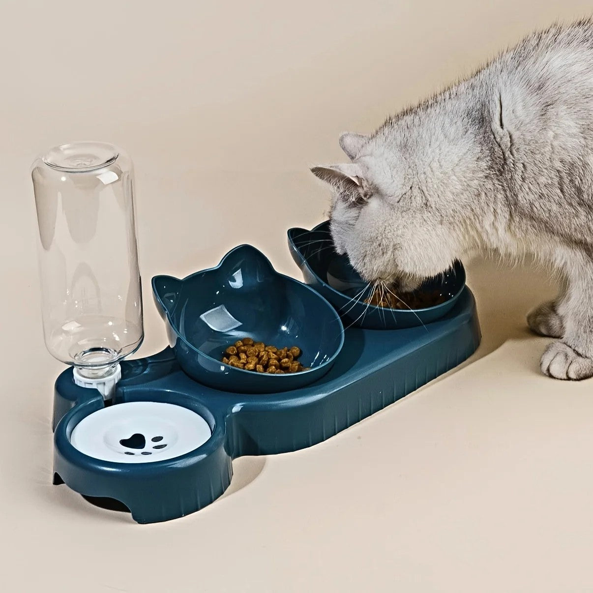 PawBowl™ 3-in-1 Cat & Dog Feeding Station