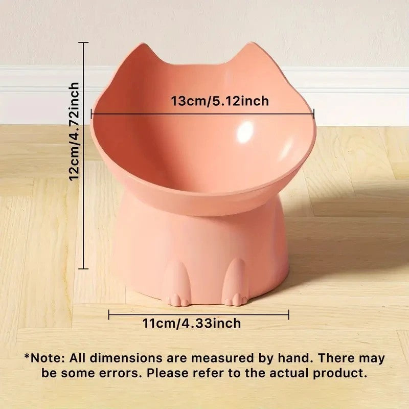 Smart Cat Bowl™ – Elevated & Anti-Tip Design for Healthy Eating!