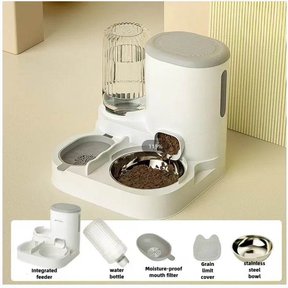 Smart Pet Feeder™ – Automatic Food & Water Dispenser for Cats and Dogs