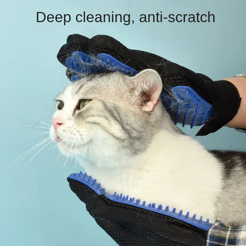 PurrGlove™ – Silicone Pet Grooming & Bathing Gloves
