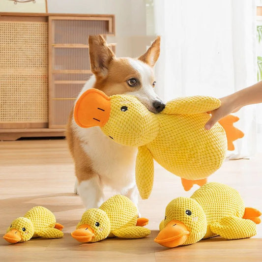 Smart Plush Duck Toy™ – Interactive Fun for Happy Dogs!