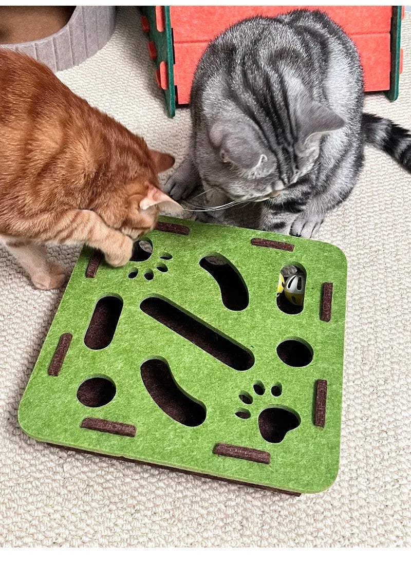 MazePaw™ Cat Puzzle Toy – Interactive Brain Game for Smart Cats