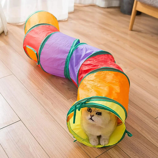PurrPlay™ Foldable Cat Tunnel Tube