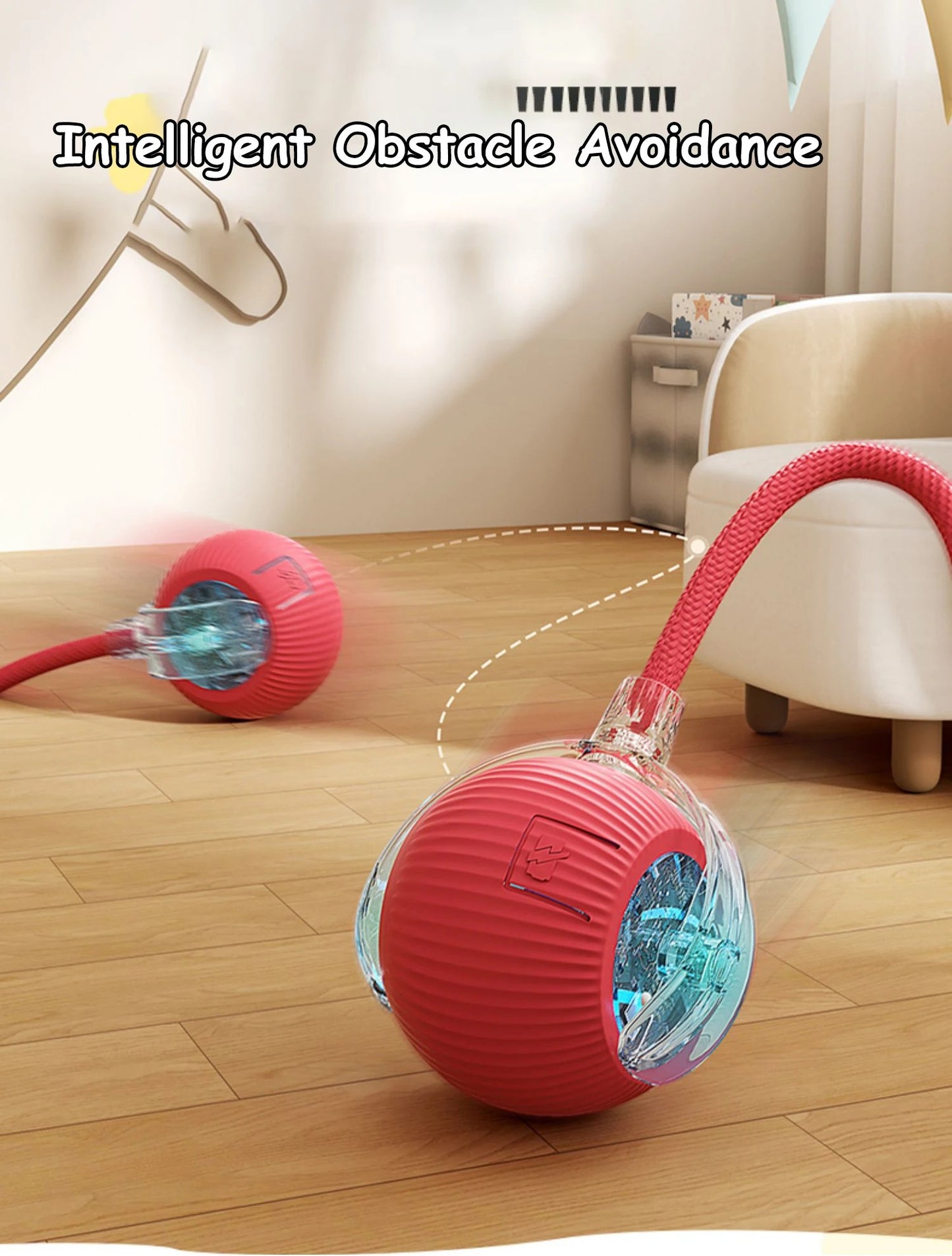 ChaseTail™ Interactive Cat Ball – Smart Moving Toy for Endless Fun