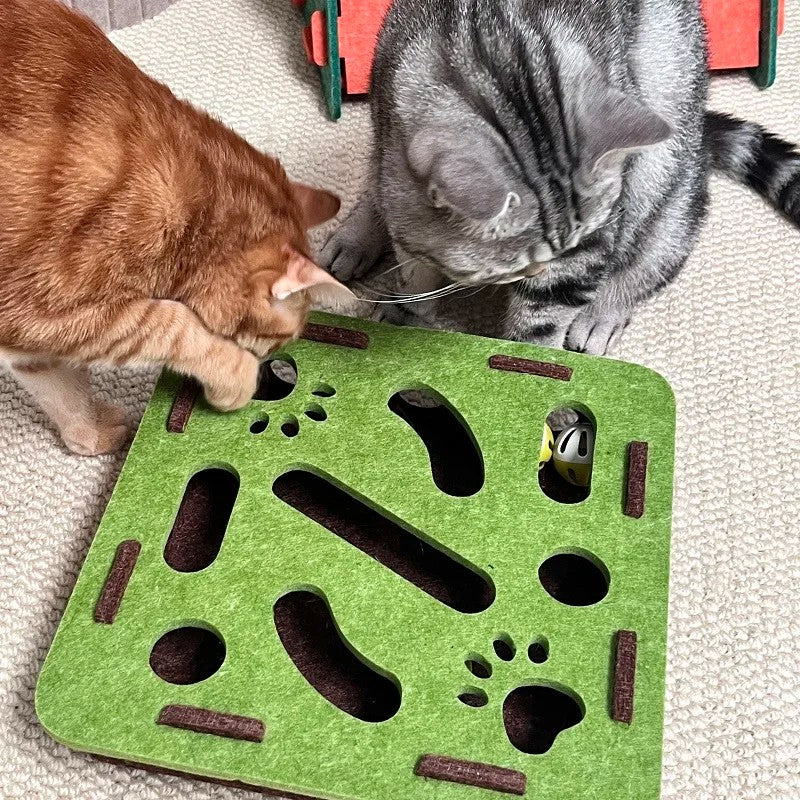 MazePaw™ Cat Puzzle Toy – Interactive Brain Game for Smart Cats