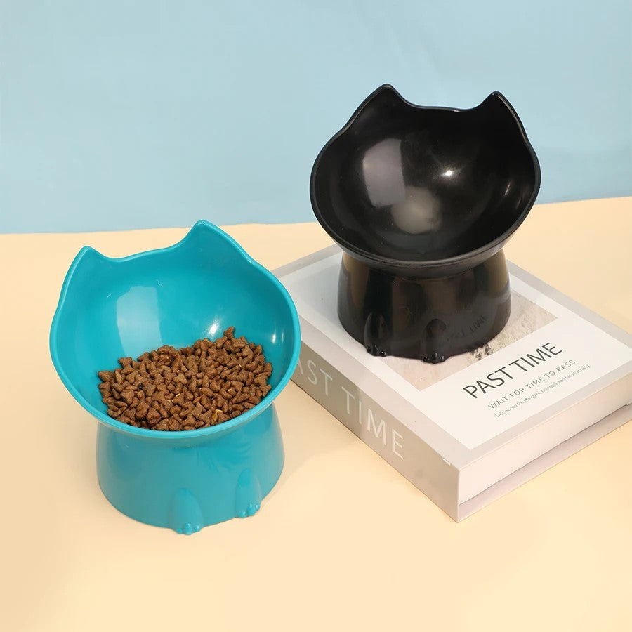 Smart Cat Bowl™ – Elevated & Anti-Tip Design for Healthy Eating!