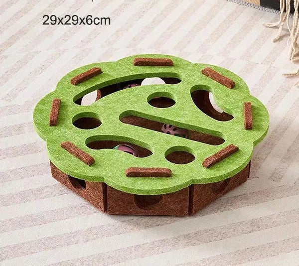 MazePaw™ Cat Puzzle Toy – Interactive Brain Game for Smart Cats
