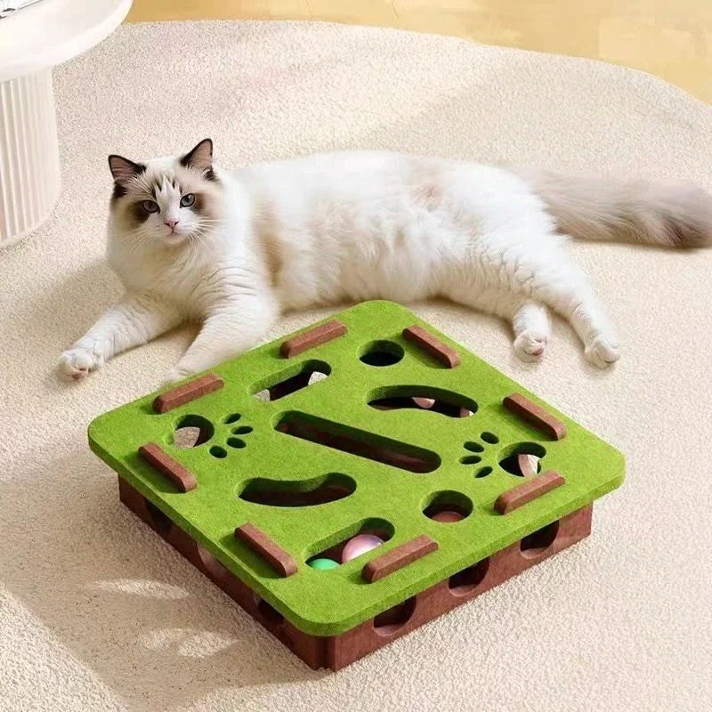 MazePaw™ Cat Puzzle Toy – Interactive Brain Game for Smart Cats