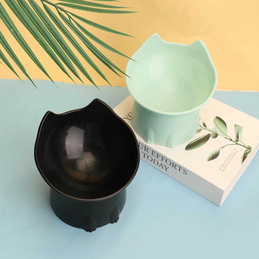 Smart Cat Bowl™ – Elevated & Anti-Tip Design for Healthy Eating!