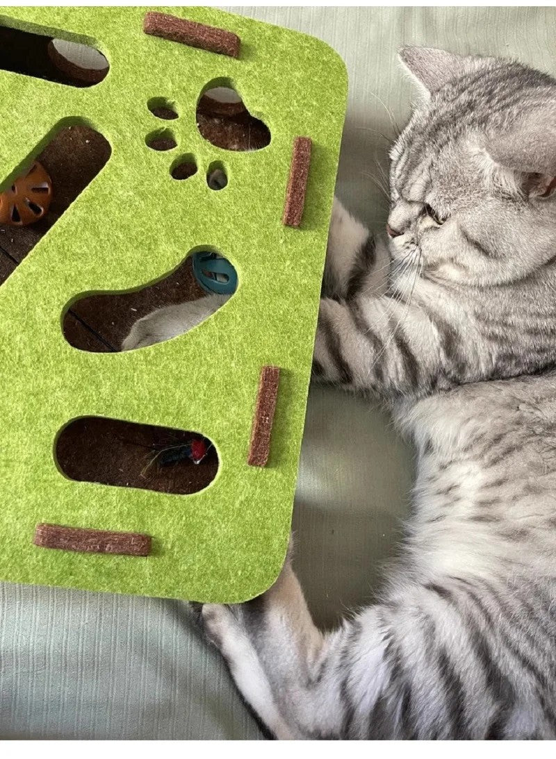 MazePaw™ Cat Puzzle Toy – Interactive Brain Game for Smart Cats