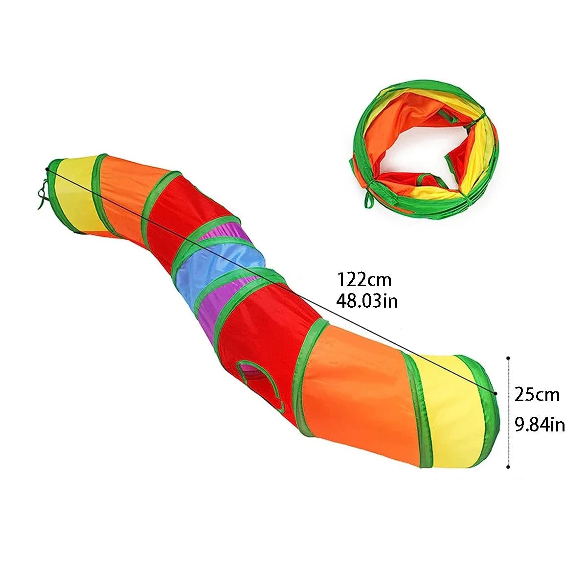 PurrPlay™ Foldable Cat Tunnel Tube