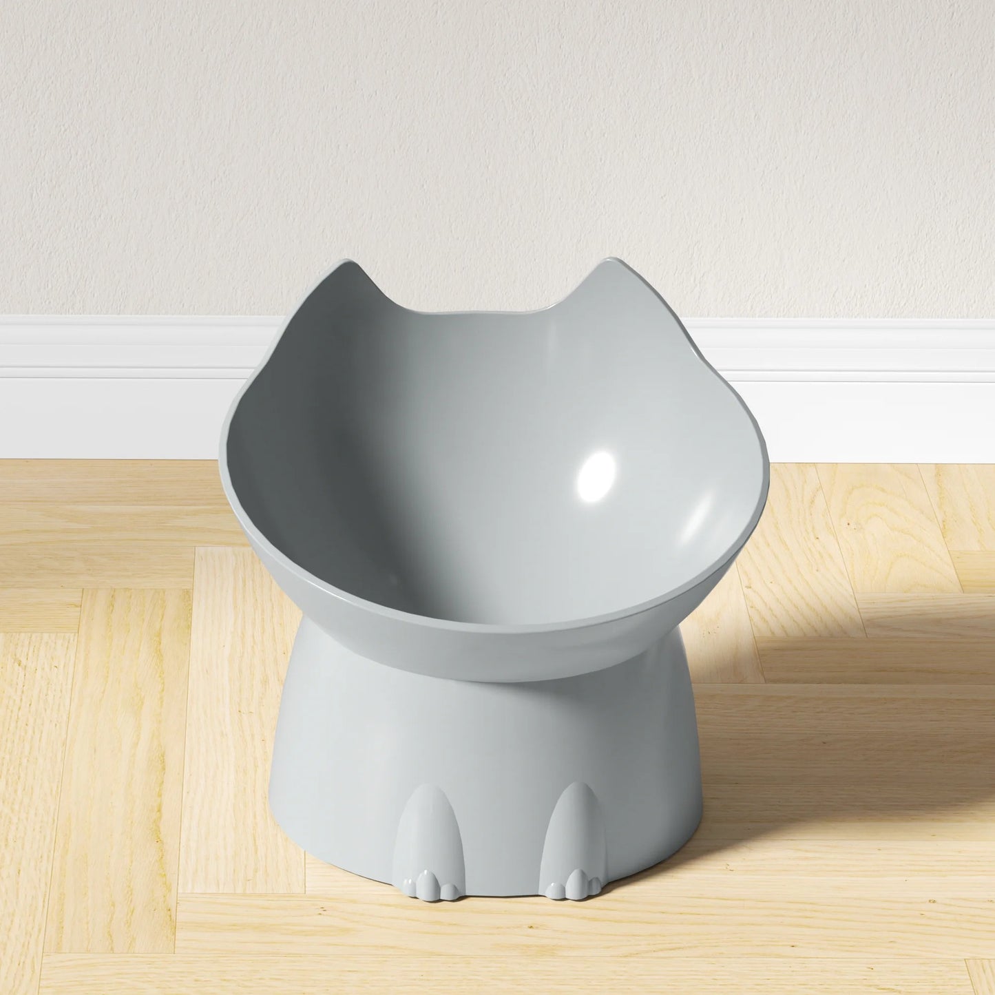 Smart Cat Bowl™ – Elevated & Anti-Tip Design for Healthy Eating!