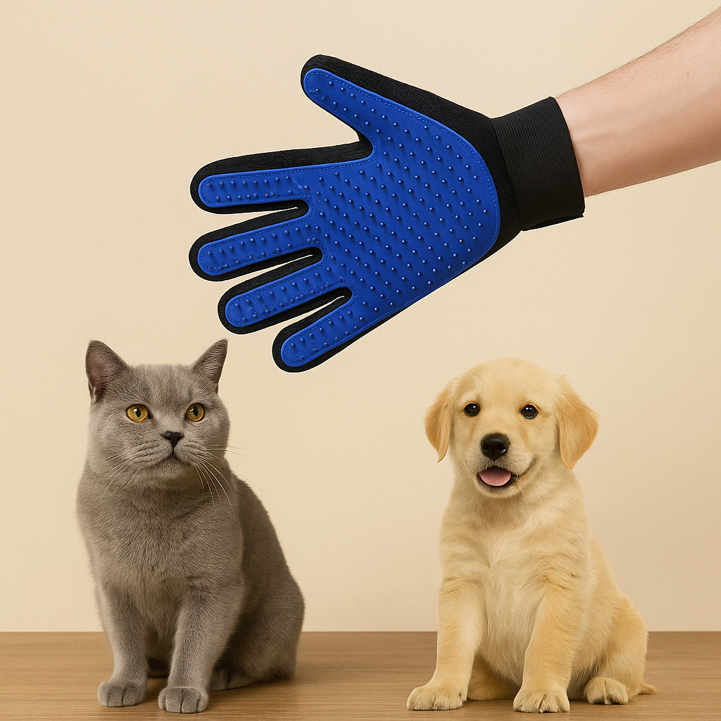 PurrGlove™ – Silicone Pet Grooming & Bathing Gloves