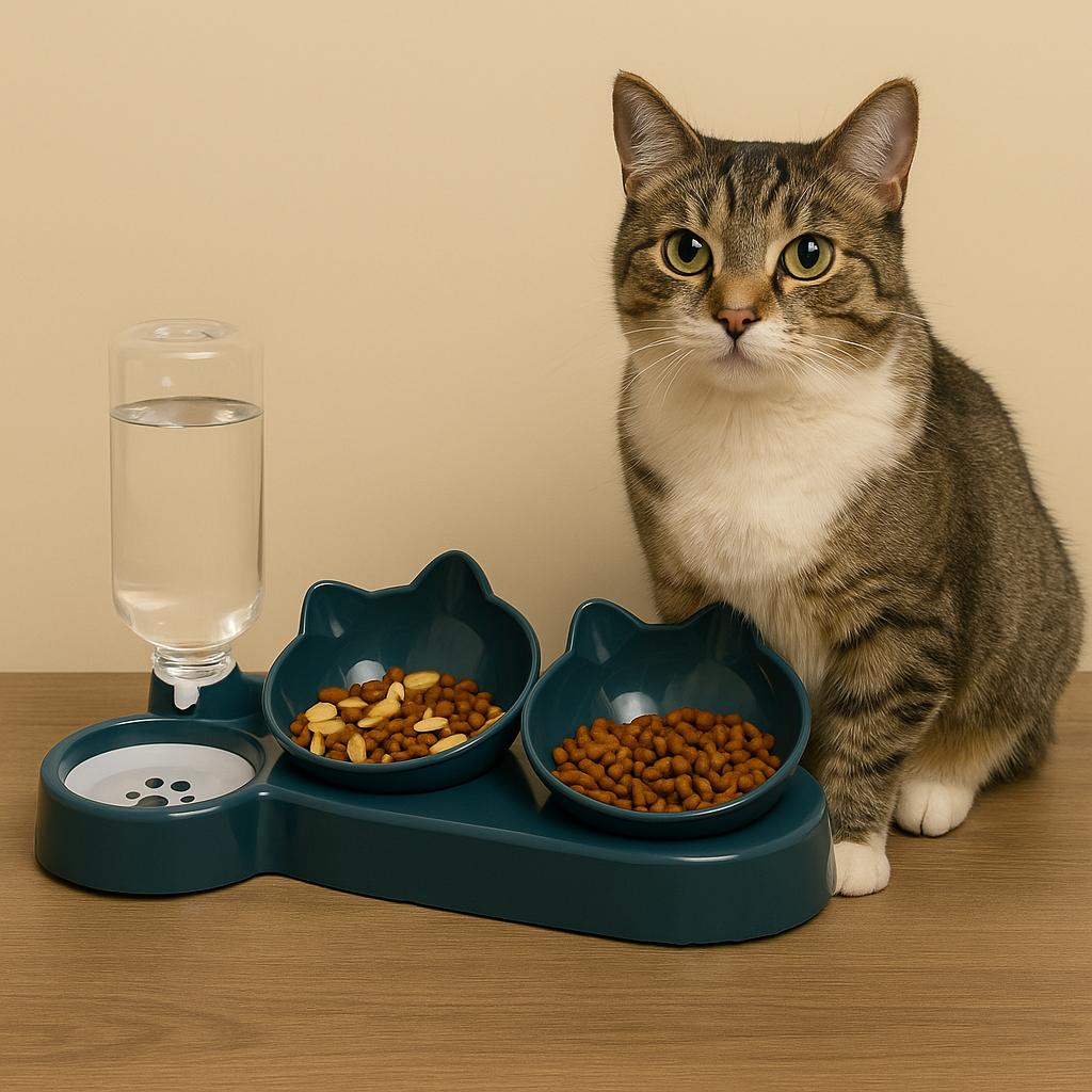 PawBowl™ 3-in-1 Cat & Dog Feeding Station